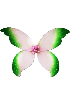 ALI FARFALLA GRANDI ROSA-VERDE